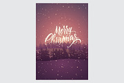 Calligraphic vector Christmas cards., a Seasonal Illustration by PoPaShop (Thumbnail 3 of 6)