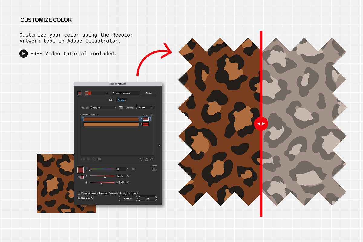 Custom Leopard Pattern, a Pattern Graphic by Swatch Supply (Photo 4 of 8)