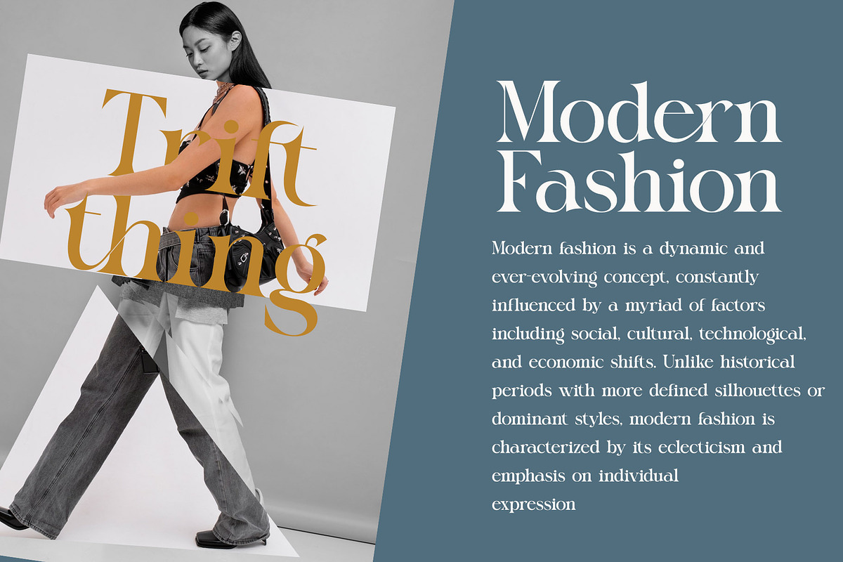 Volgue Modern Serif Font, a Serif Font by Alfinart (Photo 3 of 10)