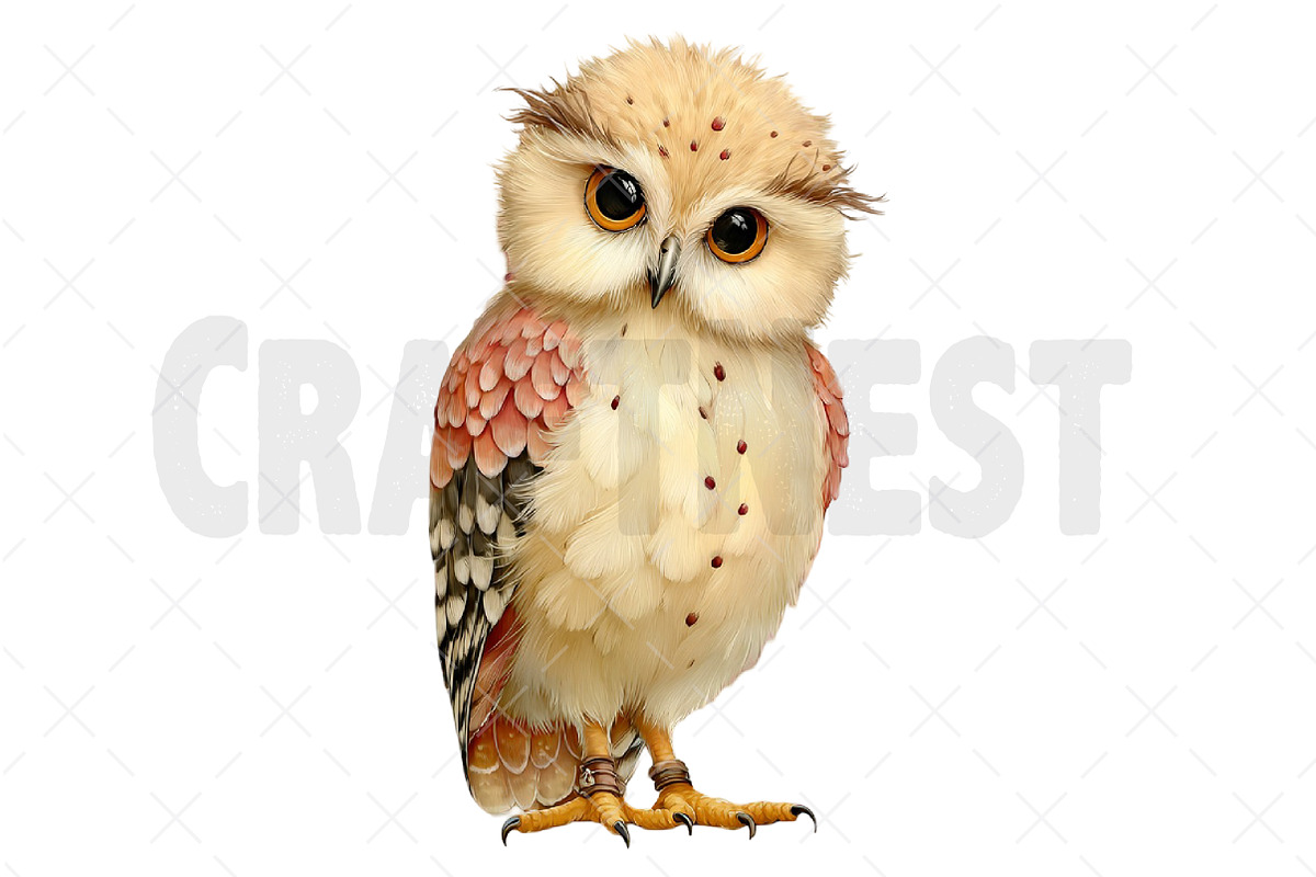 Funny Spring Owl Clipart, an Illustration by Craft Nest (Photo 10 of 12)