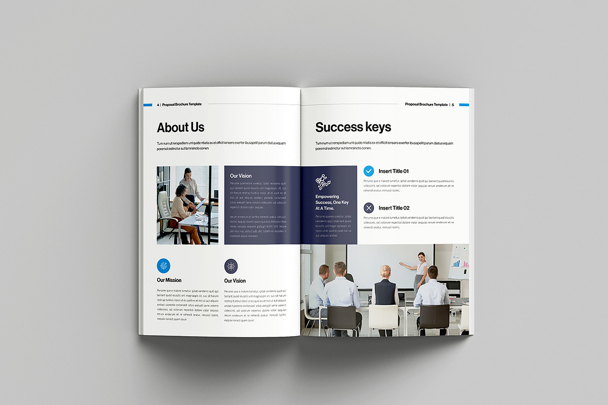 Business Proposal Brochure Template, a Brochure Template by Spark_Creative (Photo 3 of 12)