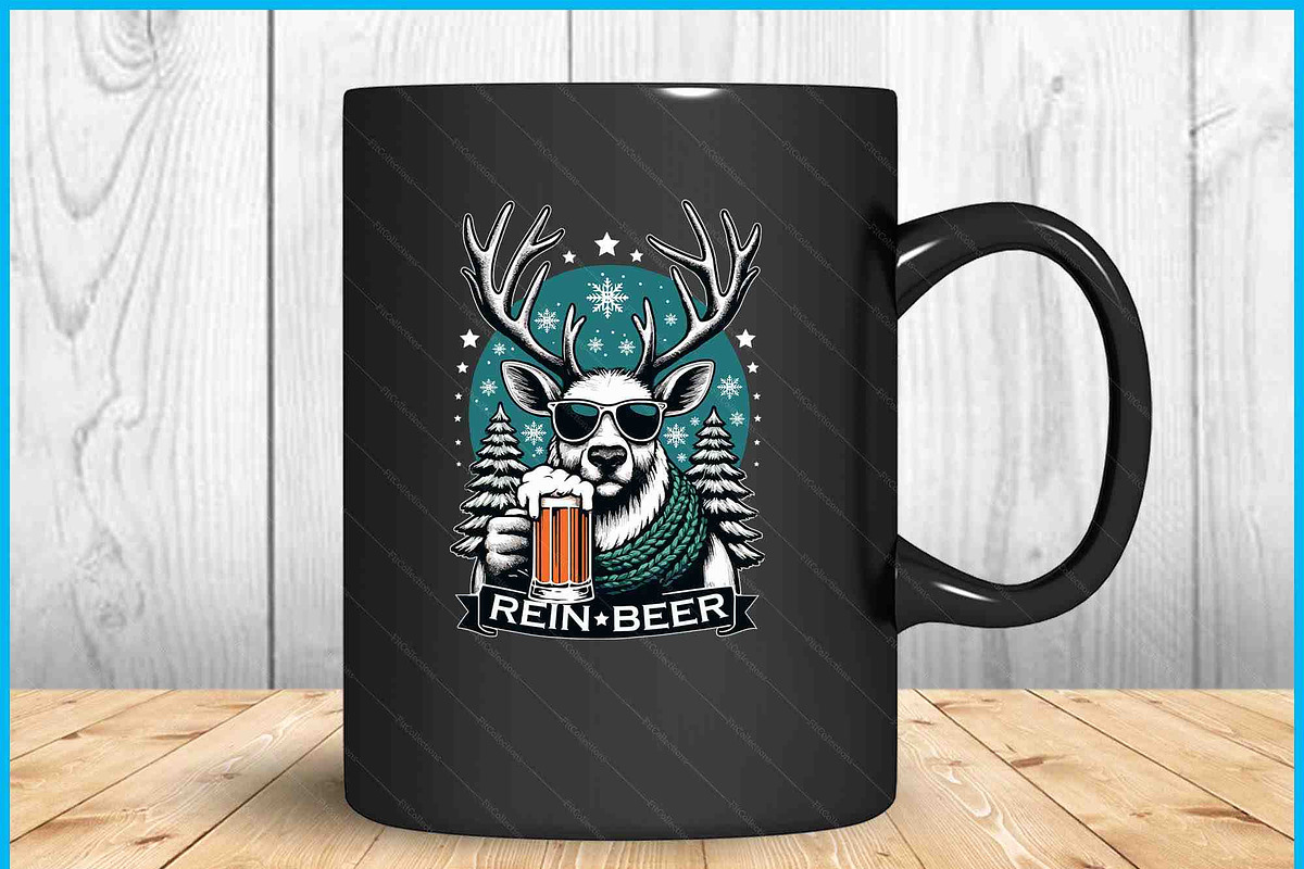 Rein-Beer Christmas Winter Holiday, a Graphic by Creativeusart (Photo 3 of 4)