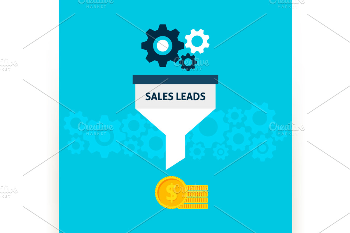 Sales Funnel Vector Concepts, a Finance Illustration by Anna_leni (Photo 2 of 6)