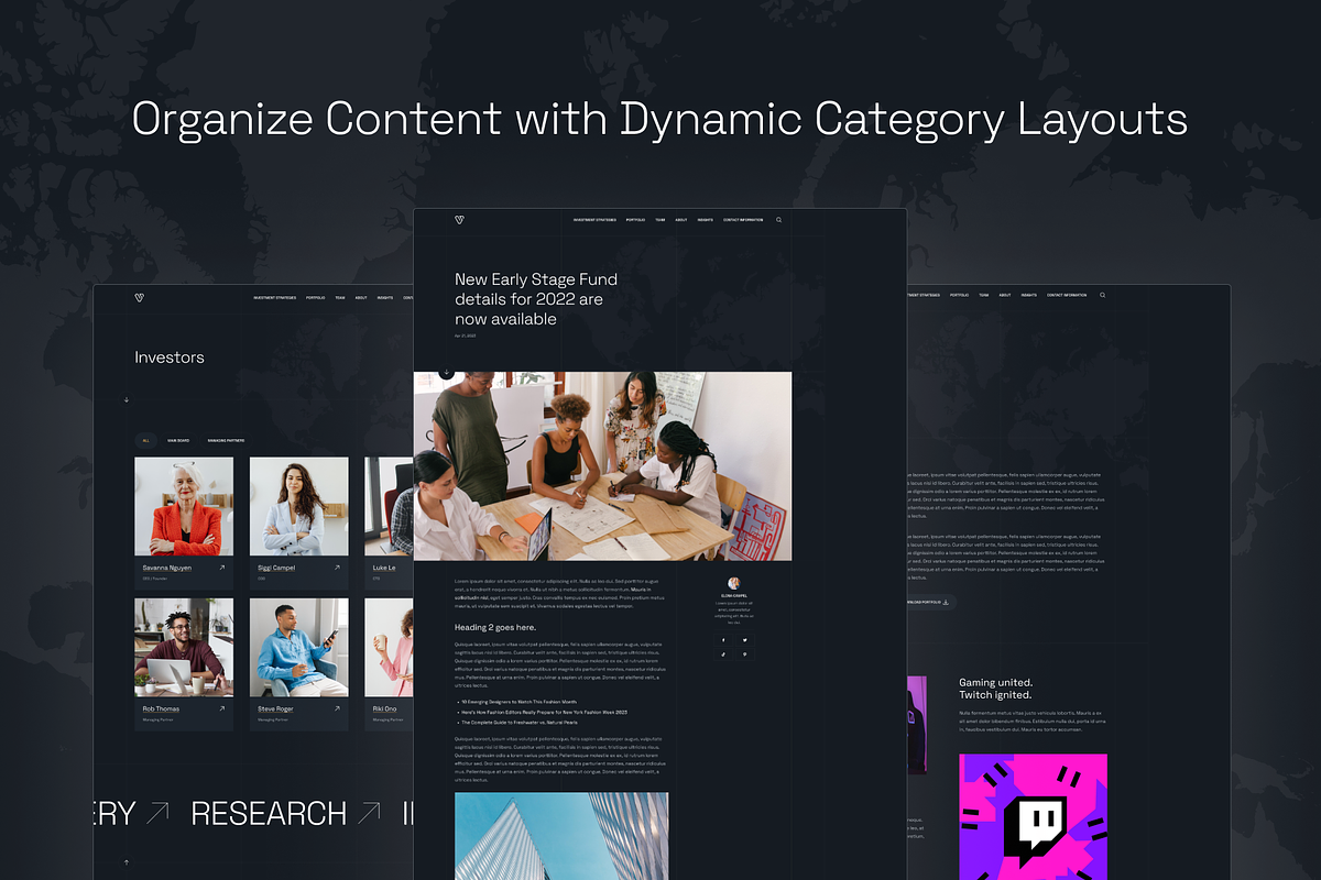 Ventures - VC Figma Template, an UI Kit Template by YoArts (Photo 2 of 3)