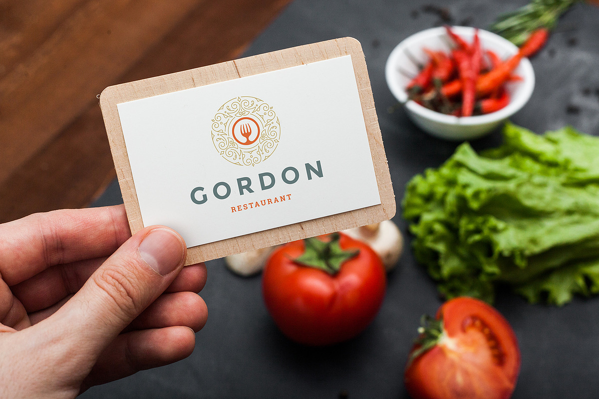 36 Restaurant Logos and Badges, a Branding & Logo Template by Vasya Kobelev (Photo 14 of 18)