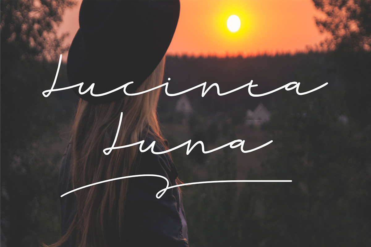 Rahayu Signature Font preview 6