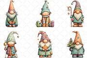 Quirky Christmas Gnome Clipart, an Illustration by Black Bird Studio (Thumbnail 6 of 6)