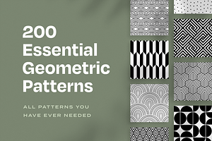 200 Essential Geometric Patterns