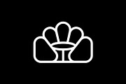 Restaurant Cafe Booths and Seat Logo, a Branding & Logo Template by Buqancreative (Thumbnail 5 of 5)
