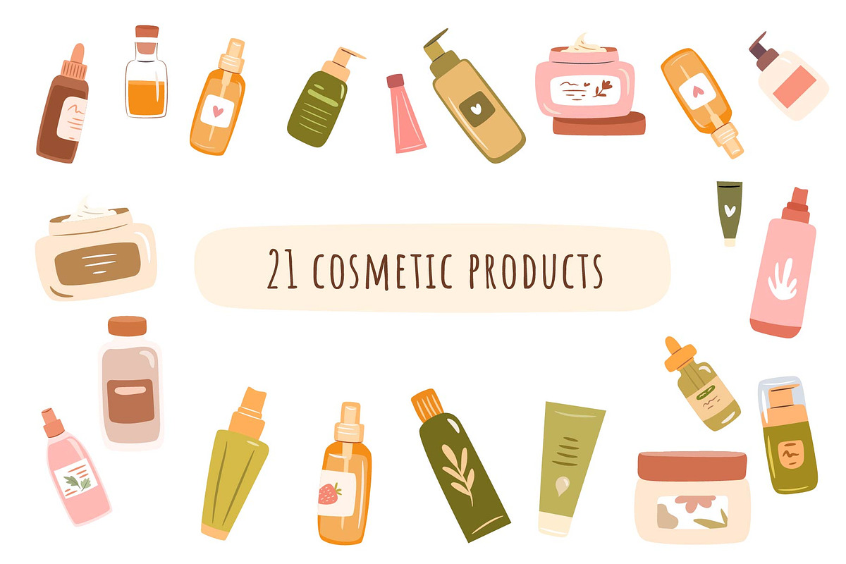 Skincare vector and PNG clipart, a Person Illustration by Heartwarming Art (Photo 2 of 13)