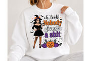 Nobody Gives a Witch PNG Halloween, a Seasonal Illustration by DreamCafeArt (Thumbnail 4 of 7)