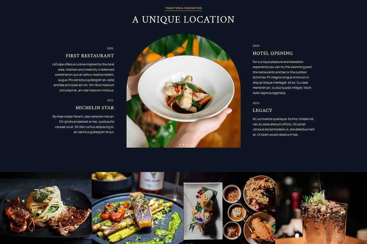 LaTulipe Restaurant WordPress Theme, a WordPress Template by MatchThemes (Photo 4 of 5)