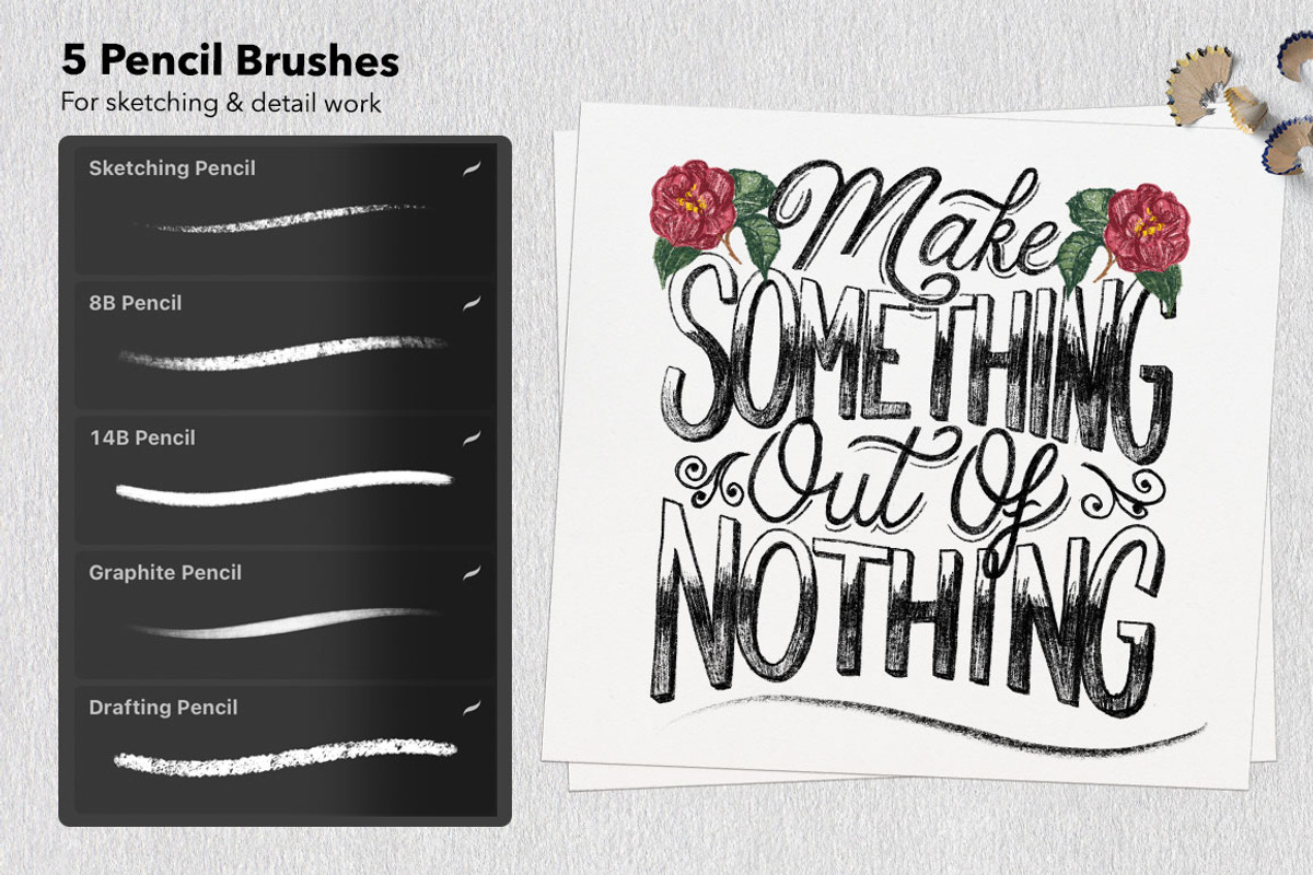 Essentials for Calligraphy-Procreate, a Brush Add-On by iPad Calligraphy (Photo 10 of 16)