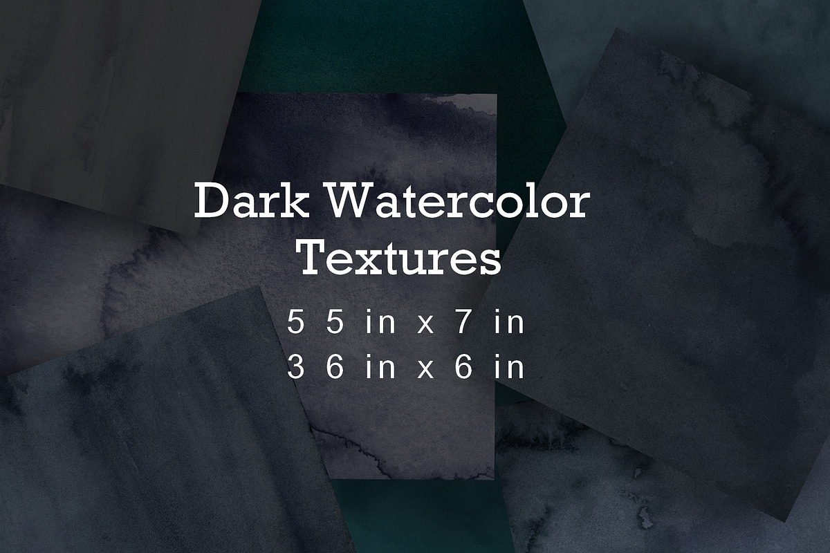 57 Moody Watercolor Elements SALE, a Texture Graphic by Tubigan Art (Photo 6 of 8)