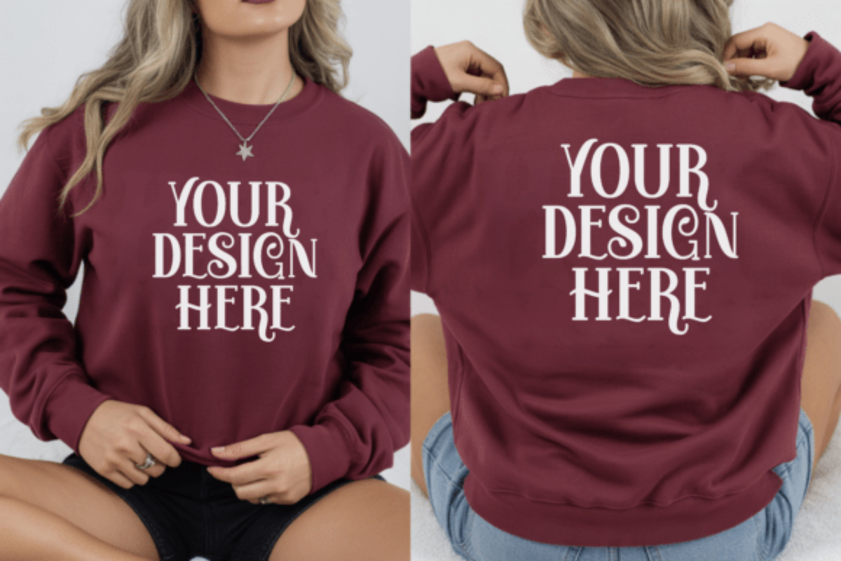 Akrinity 18000 Front & Back Mockup., a Hoody Mockup by Akrinity Digital (Photo 3 of 4)