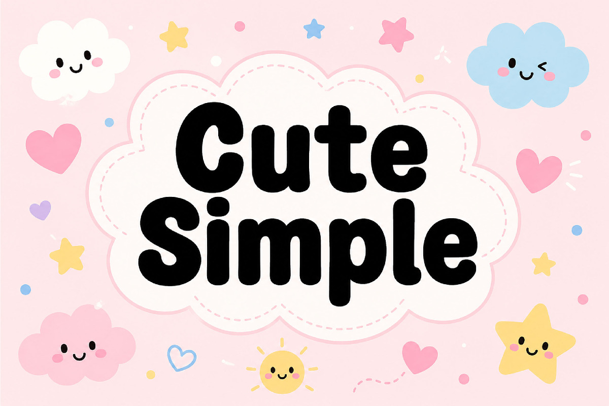 Cute Simple, a Slab Serif Font by Wow Magic (Photo 6 of 6)