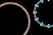 4 Ornate Round Frames, a Decorative Illustration by Penina (Thumbnail 4 of 4)