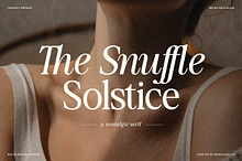 The Snuffle Solstice Nostalgic Serif