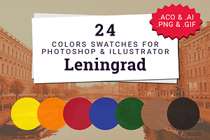 24 Colors Swatches Leningrad