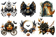 Elegant Halloween Clipart, an Illustration by DreamArtGraphic (Thumbnail 3 of 5)