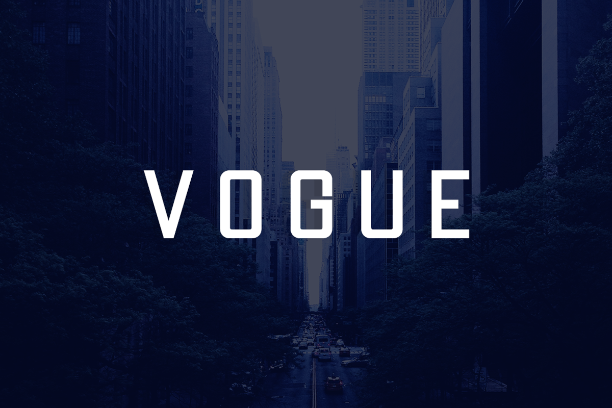 VOGUE - Display / Headline Typeface