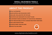 Etsy Fees and Profit Calculator, a Templates & Theme by Jennifer Magri Templates (Thumbnail 6 of 7)