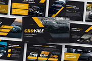 Croyale Luxury Car Rental Powerpoint, a Presentation Template by kerismaker (Thumbnail 1 of 10)