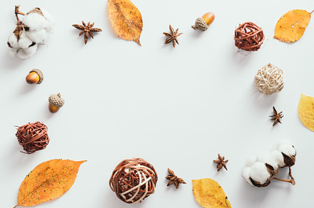 Autumn flatlay composition, a Holiday Photo by photoguns