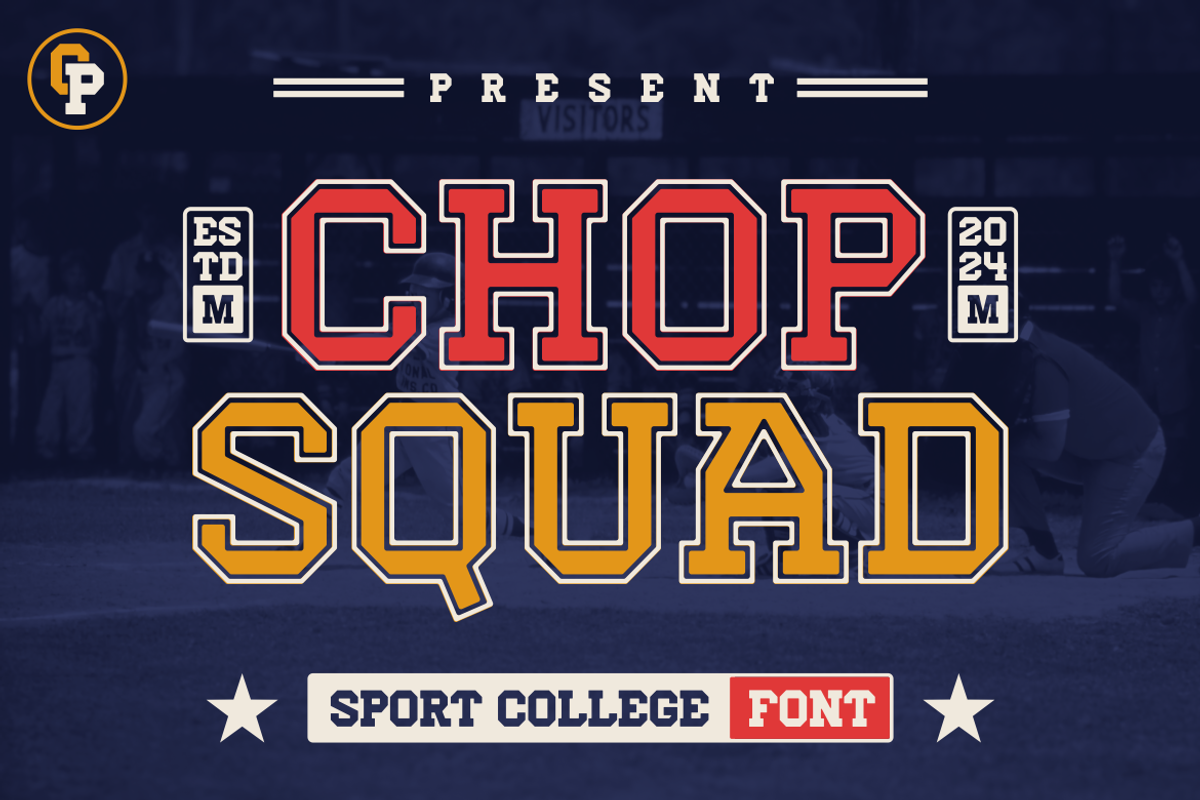 Chop Squad - Modern Serif Font, a Serif Font by MaikoHatta (Photo 1 of 8)