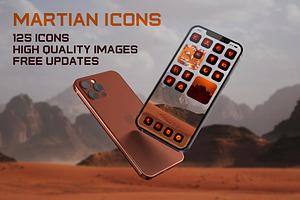Martian Icons for iOS14, an Icon by FerdiCildiz
