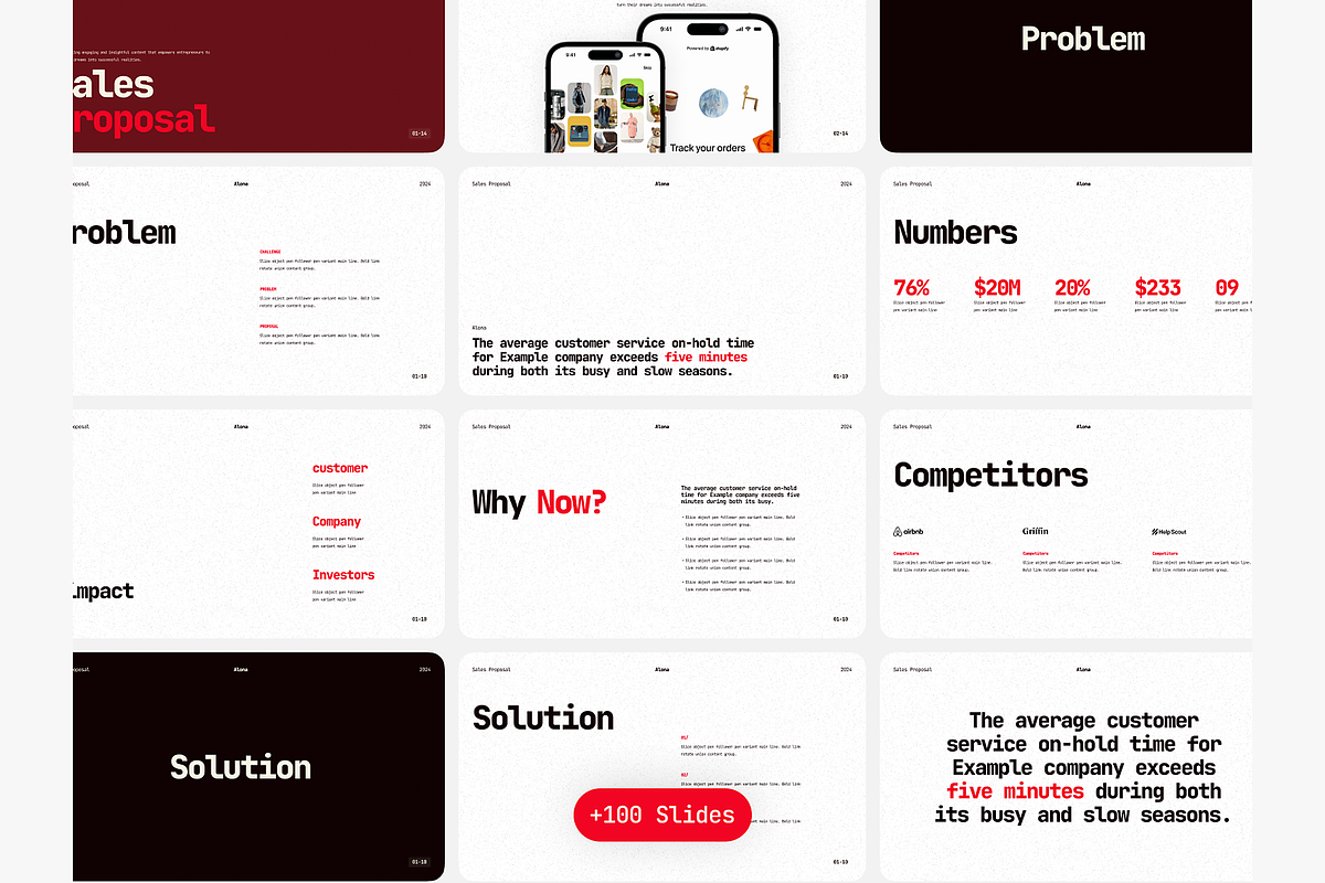 Alona Sales Proposal Deck, a Presentation Template by DjectStudio (Photo 2 of 4)