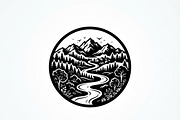 60 Eco Globe Landscape Silhouette, a Technology Illustration by Amazin_art (Thumbnail 14 of 44)