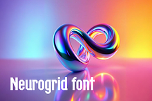 Neurogrid font-DemiBold-077-25
