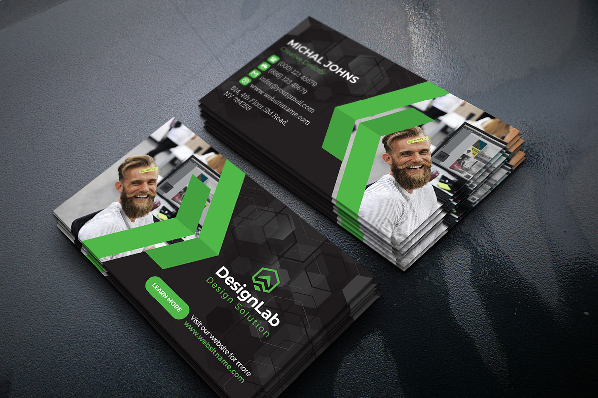 Business Cards, a Business Card Template by DesignsLab (Photo 6 of 12)