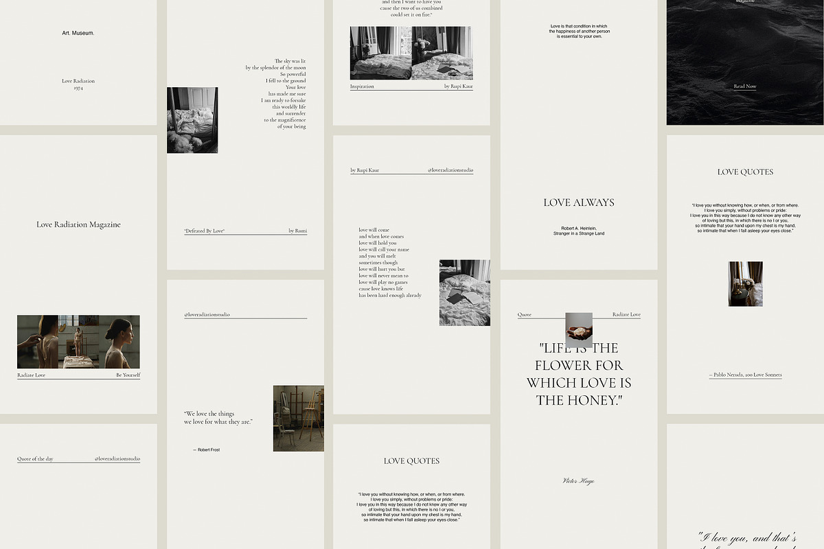 CANVA PS Instagram Templates Posts, a Social Media Template by Love Radiation Studio (Photo 12 of 16)