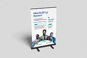 Mini Roll Up Banner Mockup, an Advertising Mockup by swsi-studio (Thumbnail 5 of 5)