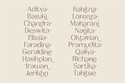 Regina Tiffany - Serif Typeface, a Serif Font by Artchitype Studio (Thumbnail 7 of 12)