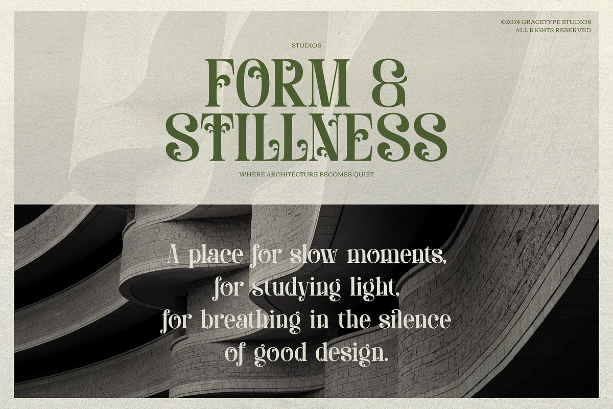 Davenor | Display Serif Font, a Serif Font by gracetype_studio (Photo 3 of 11)