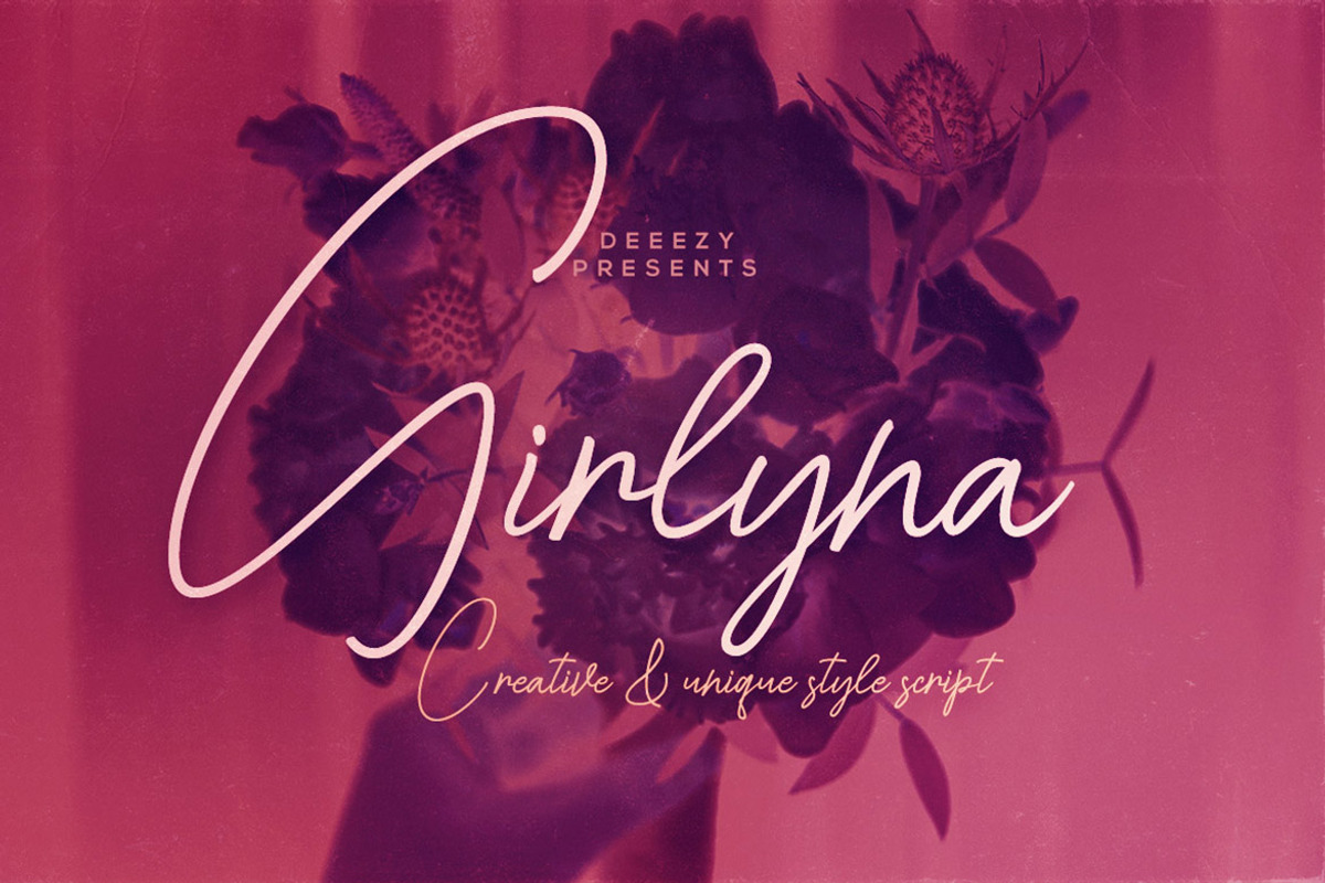 Girlyna Script Font