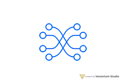 Network Nodes Logo, a Branding & Logo Template by Vectorium Studio (Thumbnail 5 of 16)