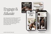 Content Creator Instagram Templates, a Social Media Template by ZenSocialDesigns (Thumbnail 8 of 9)