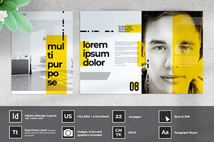 OUBEL: Yellow Multipurpose Brochure