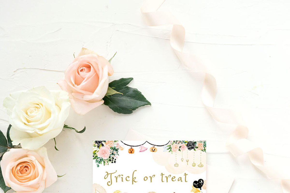 Trick or treat halloween clipart, an Animal Illustration by heyiamalice (Photo 8 of 13)