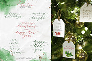 Merry Christmas watercolor set, a Decorative Illustration by MiraEl Art (Thumbnail 6 of 9)