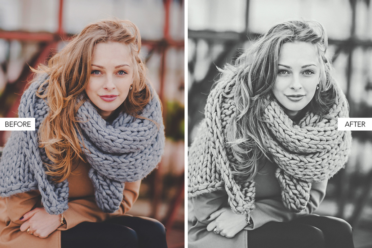 Black & White Lightroom Presets preview 4