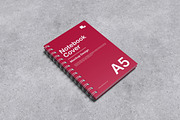 Notebook Cover Mockup, a Product Mockup by xavier_studio (Thumbnail 5 of 5)
