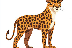 Majestic Leopard Roars in Wild Natur, an Animal Photo by Pixeness Studio