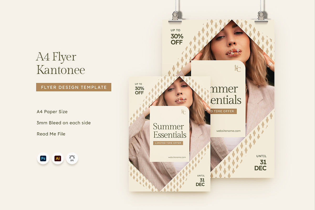 Kantonee - Flyer Template, a Flyer Template by Fannan Studio (Photo 1 of 3)