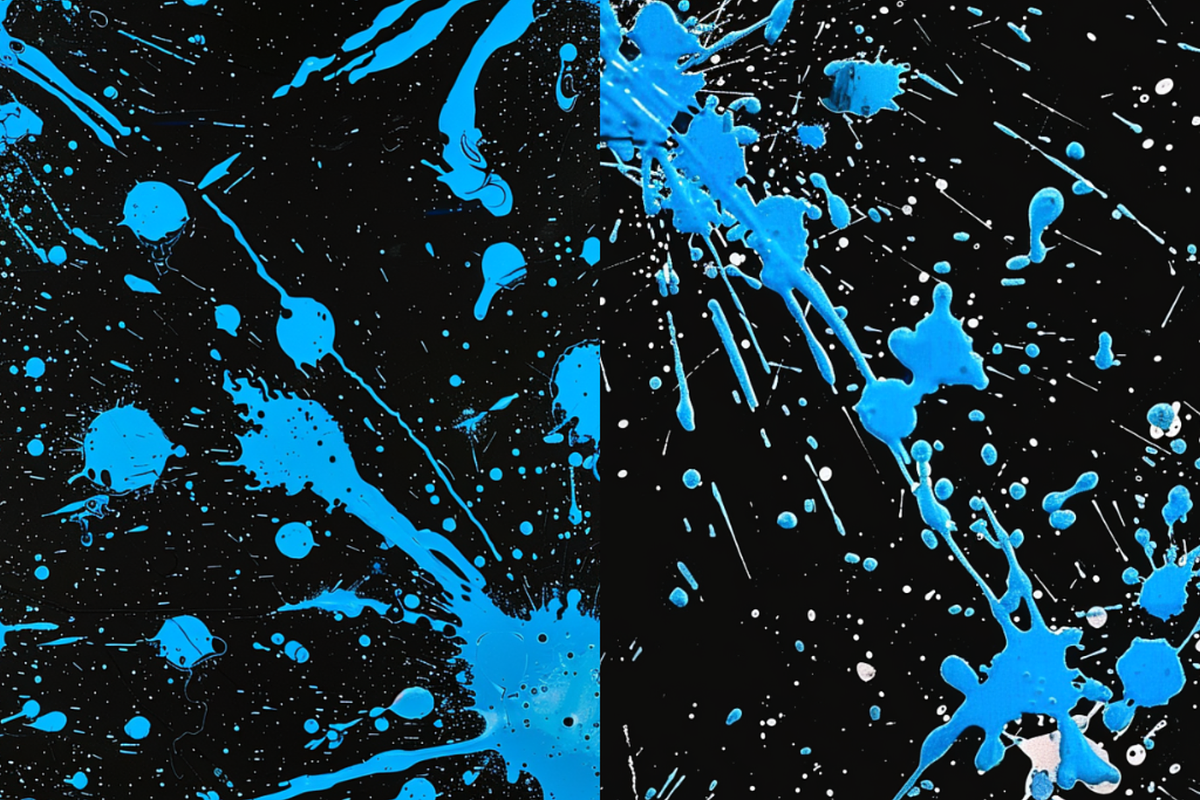 Blue Paint Splatter Patterns, a Pattern Graphic by PrintablesByFranklyn (Photo 4 of 6)