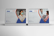 Desk Calendar 2024, a Print Template by Uiparvin (Thumbnail 2 of 2)